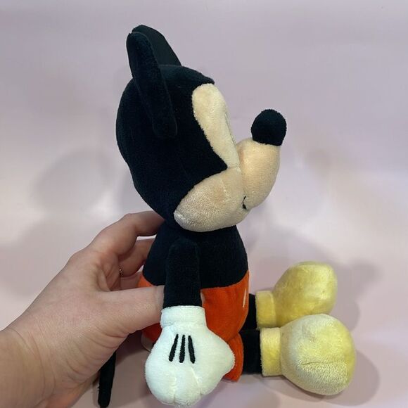 Disney Baby Mickey Mouse Rattle/Crinkle Baby Toy Good Used Condition 11.5” long - Picture 5 of 8